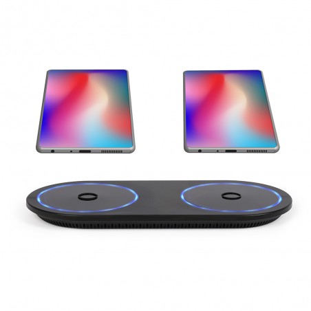 Chargeur induction 15 W fast charge double