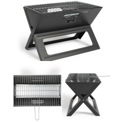 Barbecue pliable en acier à...