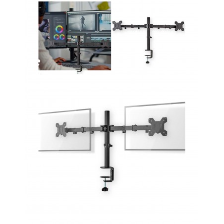 SUPPORT DOUBLE ECRAN PC Support de Moniteur