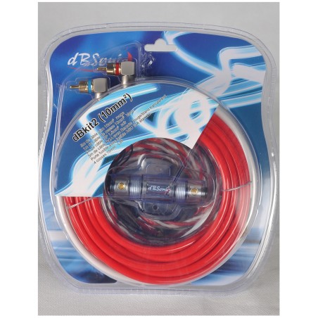 Kit alimentation 10 mm² RCA / alim / hp + cos