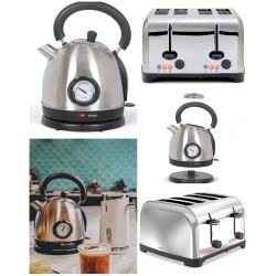 Bouilloire RETRO INOX 1L8...