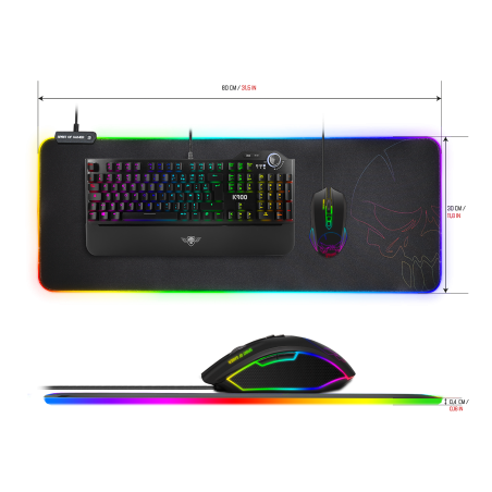 Souris Sans fil 2.4 GHz 4 200 ppp M9 6 boutons rechargeable + Tapis de souris gamer