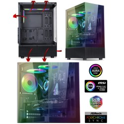 BOITIER PC GAMER SPECTRA...