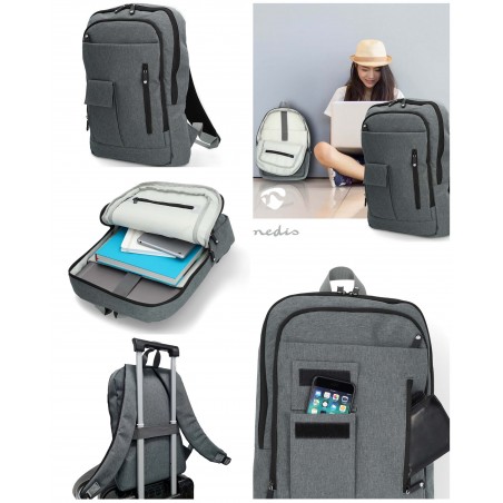 Sac à dos pour PC Ordinateur portable 10-16’’ 10 Compartiments