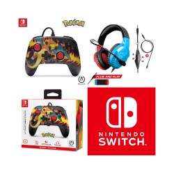 CASQUE PC SWITCH ROUGE ET...