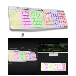 Clavier sans fil BLANC RF...