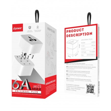 Adaptateur universel de voyage