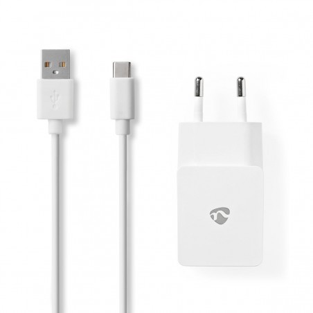 Chargeur Mural | 2.4 A | Câble Lightning Vrac | Blanc