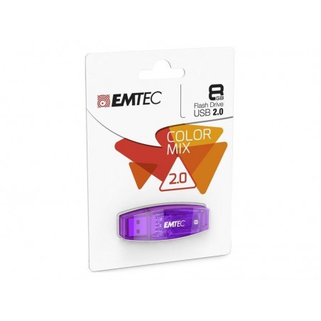 MicroSDHC 8Go EMTEC +Adaptateur CL10 CLASSIC – Sous blister