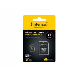 MicroSDXC 64Go Intenso...