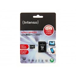 MicroSDXC 64Go Intenso...