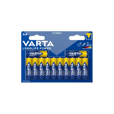 Piles alcalines AA 1,5 V High Energy 12-pack