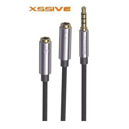 XSSIVE Audio câble Splitter double JACK fem 3,5 mm-3,5 mm mâle