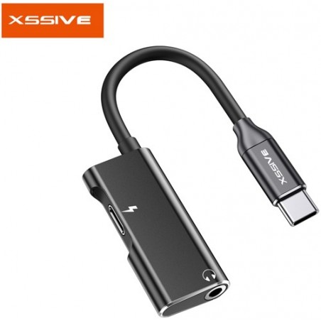 XSSIVE 2in1 pour 2 connecteurs USB-C adaptateur