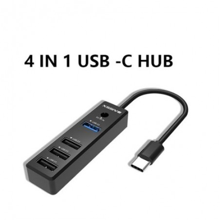 Xssive 4in1 USB vers USB-C HUB3