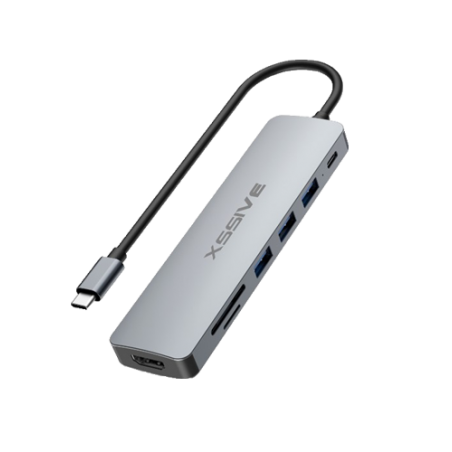 XSSIVE 7in1 USB Hub vers USB-C