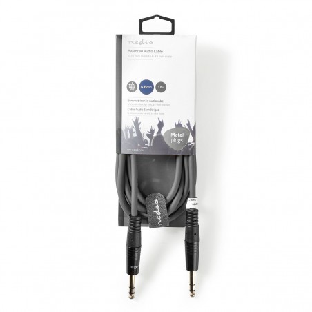 Sweex Stereo Audio câble 6,35 mm mâle – 6,35 mm mâle 3,0 m
