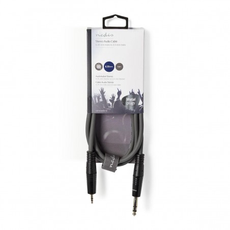 Sweex Stereo Audio câble 6,35 mm mâle – 3,5 mm mâle 1,5 m