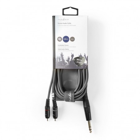 Sweex Stereo Audio câble 6,35 mm mâle – 2 × RCA mâle 3,0 m