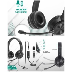 Casque Micro stéréo filaire...