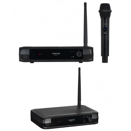 Micro-Main sans fil Pro UHF processeur audio DSP DJ PARTY karaoké 1 CANAL Sortie symétrique et asymétrique