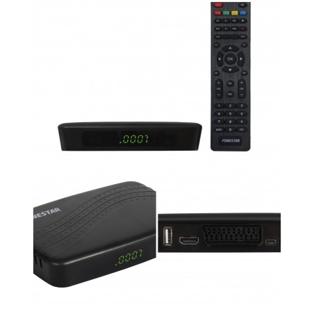Décodeur TNT T2 Récepteur Numérique Enregistreur récepteur DVB-T2 HD DVB-T y DVB-C
