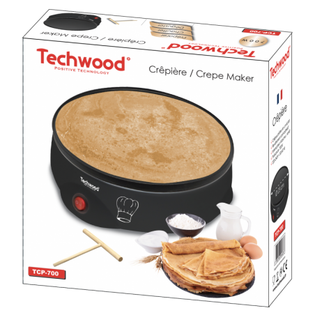 Crêpière électrique 25 cm 700 W antiadhésif