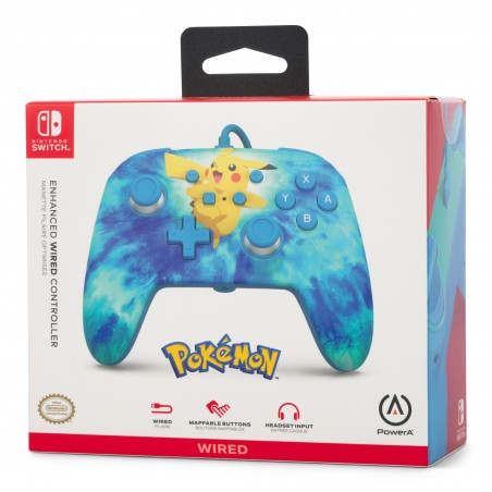 Manette filaire Switch picachu