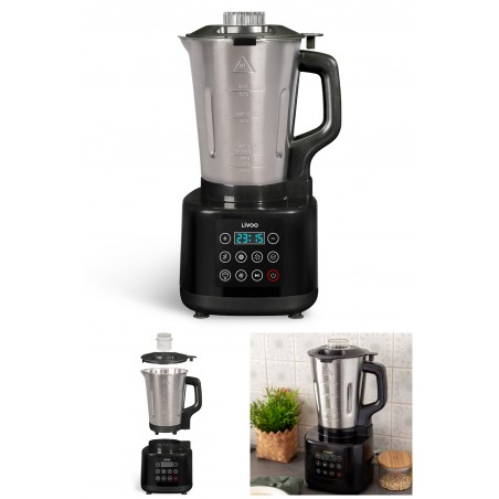 Blender Chauffant Inox Tactile Affichage LED 1,7 L