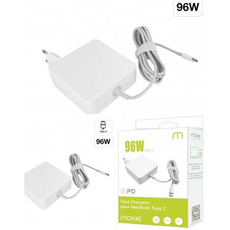 Chargeur Secteur MACBOOK Pro USB-C 96 W blanc p. Apple MacBook Air Chargeur pour Apple MACBOOK Pro Retina USB-C