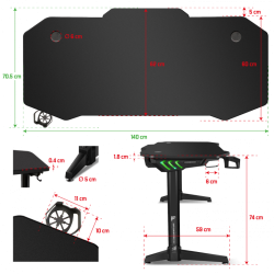 Bureau Gaming tapis...