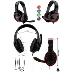 Casque PC Gamer MEGA BASS...