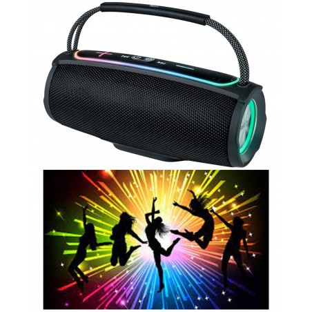 Enceinte Bluetooth sans fil TYPE JBL Effets LED RGB 30 W Mega Bass party